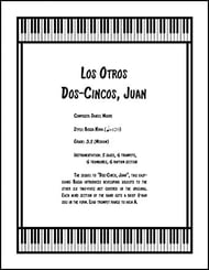 Los Otros Dos-Cincos, Juan Jazz Ensemble sheet music cover Thumbnail